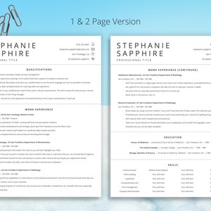 CV Template Professional Resume Template Bundle Google Docs Resume Template Digital Download Curriculum Vitae Teacher Resume zdjęcie 3