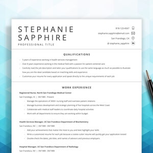 CV Template Professional Resume Template Bundle Google Docs Resume Template Digital Download Curriculum Vitae Teacher Resume image 1