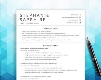 CV Template Professional - Resume Template Bundle - Google Docs Resume Template - Digital Download - Curriculum Vitae - Teacher Resume