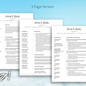 Google Docs Resume Nursing Resume Template CV Template Word Digital Download Compatible with Apple Pages and Word Docs image 4