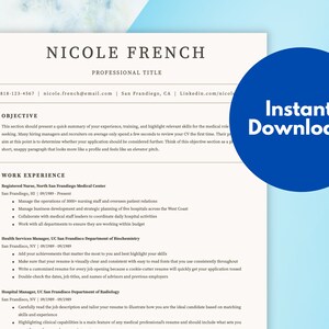 Resume Template Bundle - CV Template Professional - Google Docs Resume Template - Resume Digital Download - Curriculum Vitae - Word + Pages
