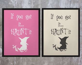Lustiges druckbares Halloween Poster | Halloween Druckbare Wandkunst | Halloween Dekoration | Halloween Hexe Kunst