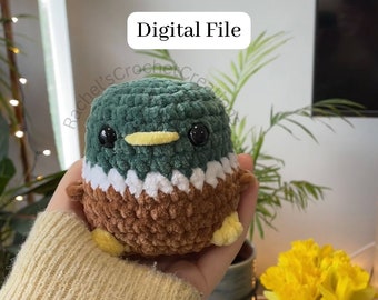 Nicht nähen mollige Ente Häkelanleitung von Rachel'sCrochetCreations || Digitale Datei