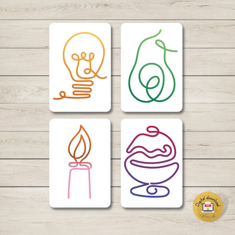 Finger tracing cards and posters PRINTABLE | Kids Therapy Breathing Exercise Calming Cards | PDF