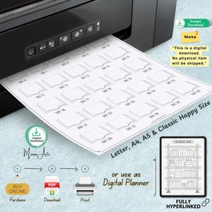 Comprehensive reading log and book tracker for digital use