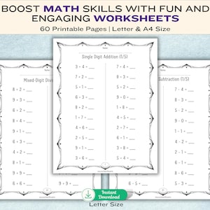 Matteövningar K-5: Addition, subtraktion, multiplikation, division (PDF-nedladdning)