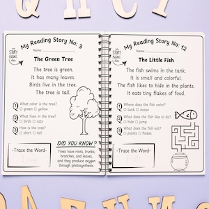 Kindergarten Reading Worksheets | Fun Phonics, Vocabulary, and Comprehension Activities for Kids