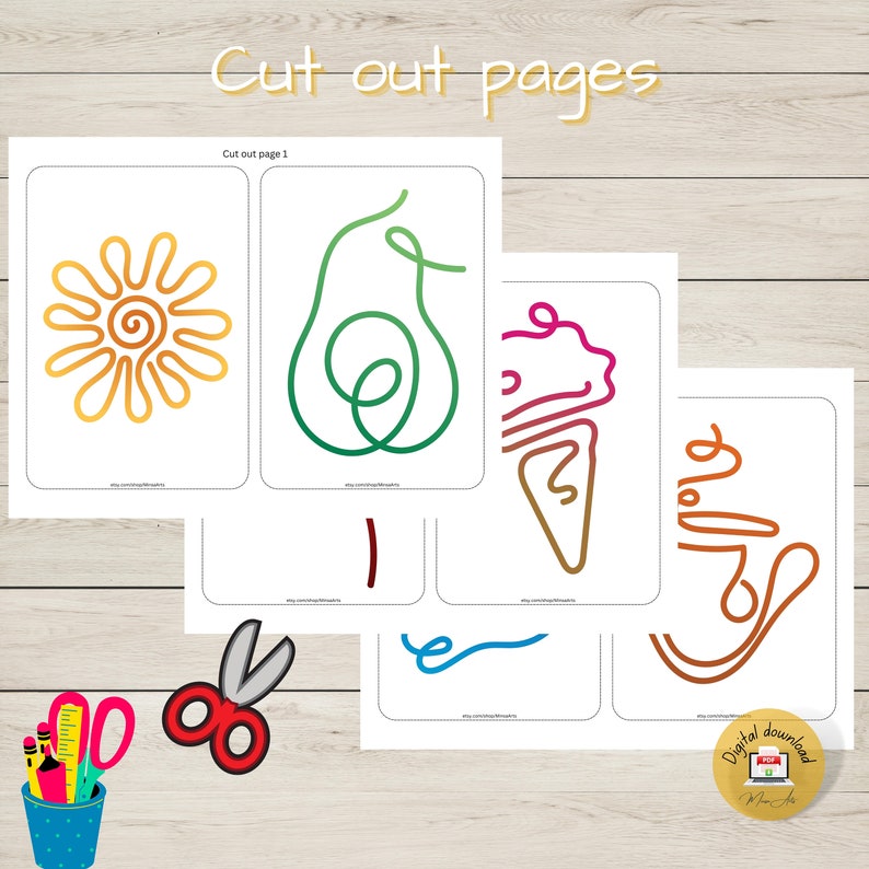 Finger tracing cards and posters PRINTABLE | Kids Therapy Breathing Exercise Calming Cards | PDF