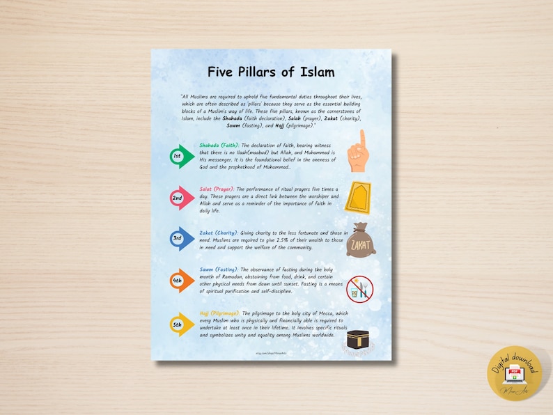 Discover Islam Interactive Pillars of Islam Activity Kit for Kids - PDF ...