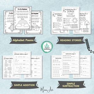 Preschool worksheets and structured lesson plans for teachers
