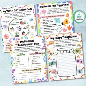 Emotional regulation workbook PDF for kids with anger management activities