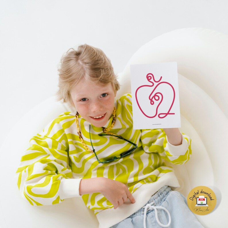 Finger tracing cards and posters PRINTABLE | Kids Therapy Breathing Exercise Calming Cards | PDF