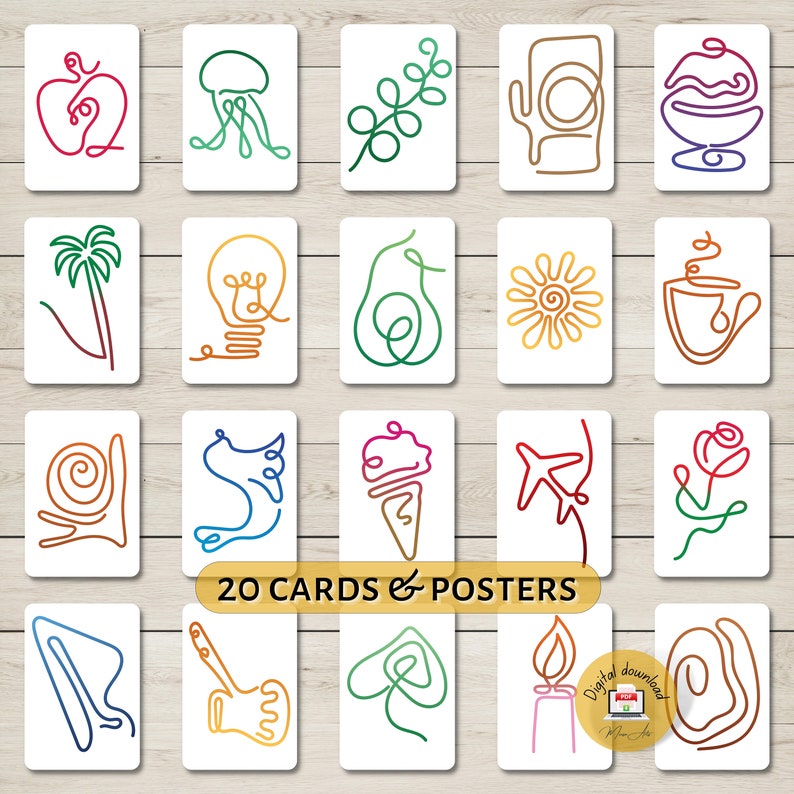 Finger tracing cards and posters PRINTABLE | Kids Therapy Breathing Exercise Calming Cards | PDF