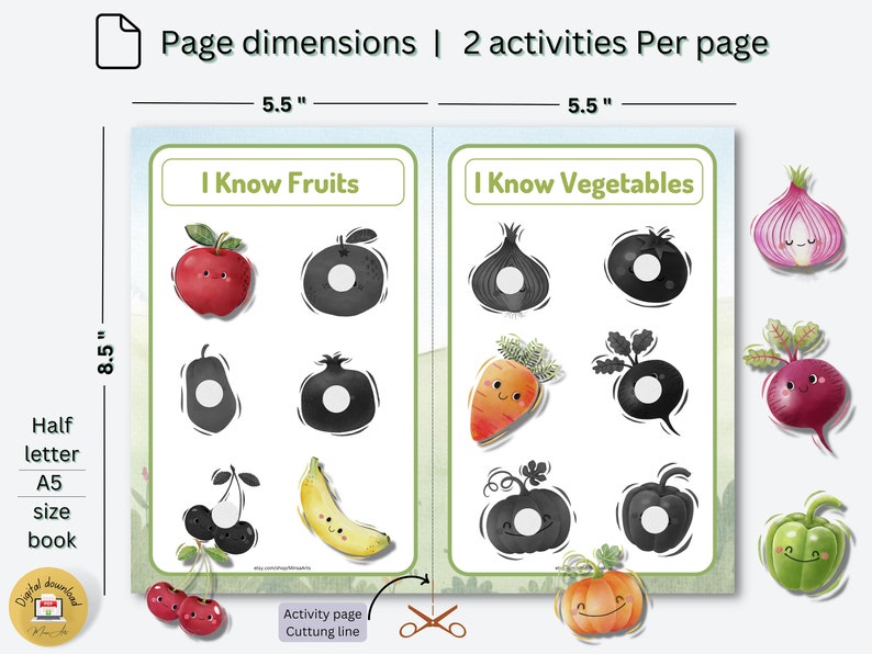 Educational farm-themed quiet book for kids