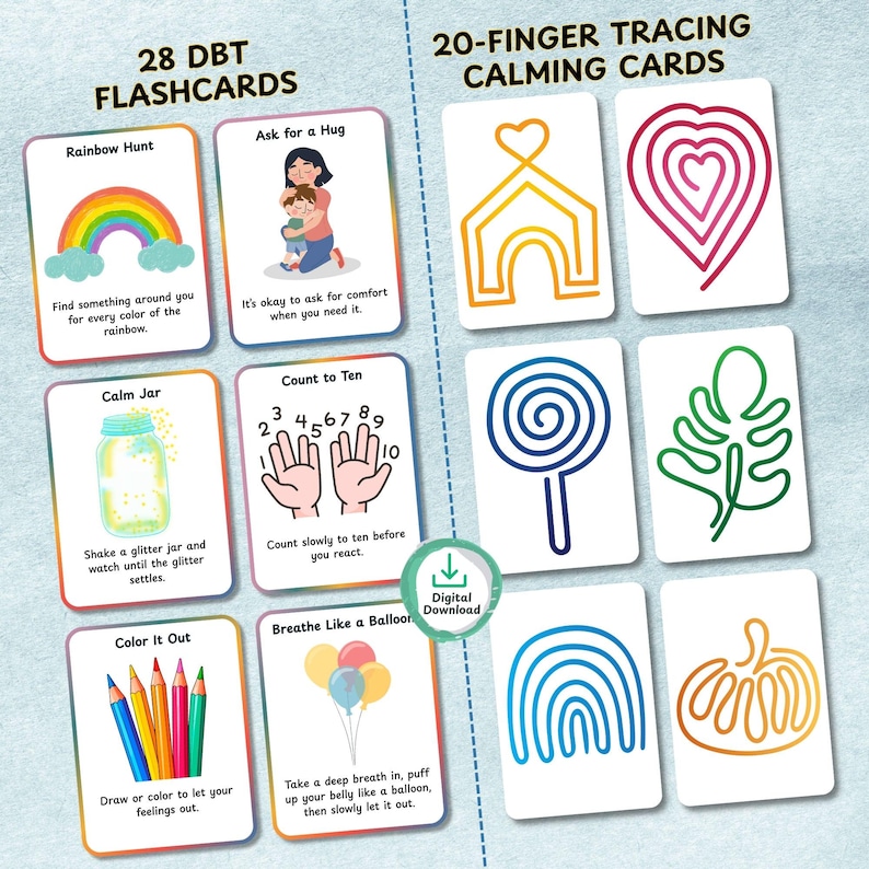 Calm down worksheets and social emotional learning printables for classrooms