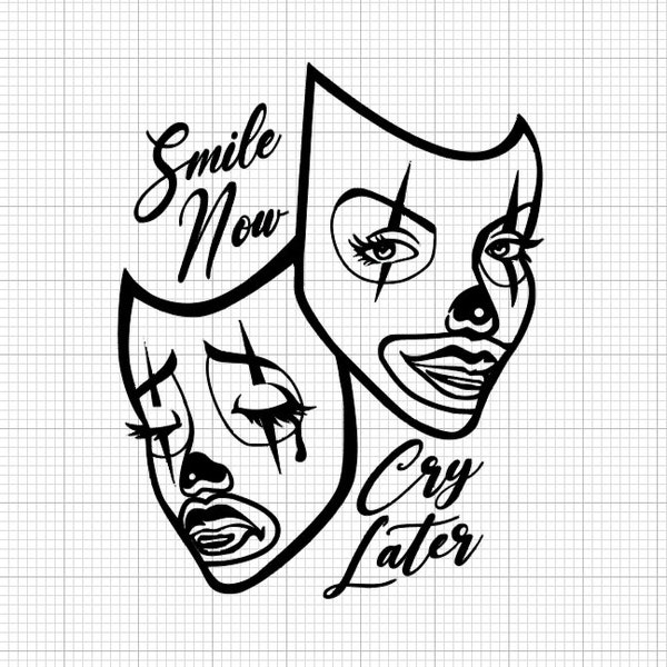 Smile Svg , Funny Car Decal,Car Decal SVG,Car SVG, Mental Health Day Svg, Mask SVG, Cool cut file, Car Stickers, Popular Svg, weird svg,