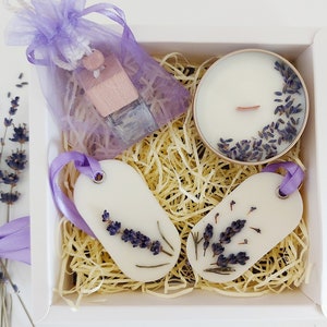 Lavender spa gift box, Thank you gift box for women, Self care gift box birthday, Thank You Gift Coworker, Lavender gift box self care