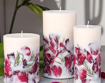 Dipdye Set Di 3 Candele A Bastoncino HEDDA, Fatte A Mano, 25 Cm, Colorate, Lunga Durata 13 Ore, Vegane, Regalo Decorativo