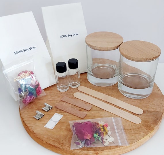 DIY Candle Making Kit, Soy Candle Making Kit, Make Your Own Candle, Do It  Yourself Craft Kit, How to Make Candles, Xmas Gift for Friend 