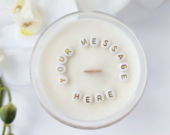 Candela con messaggio segreto, candele personalizzate Messaggio nascosto, Candela a sorpresa con messaggio all'interno, Ti amo candela, Compleanno, Regalo fidanzato