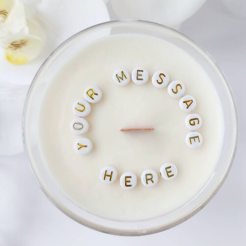 Hidden Message Candle Etsy