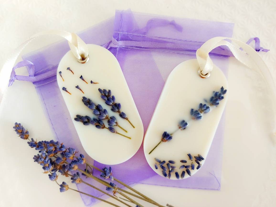 Soy Wax Sachet LAVENDER, Wax Tablet Favors, Closet Fragrance, Air ...