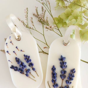 Natural air freshener Hanging lavender wax sachet Fresh linen wardrobe & drawers Gift for home Lavender wedding favors Bridal shower gift