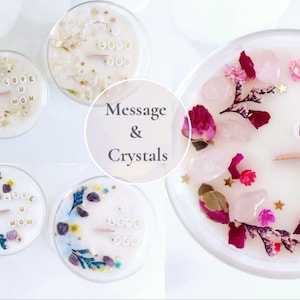 Vela con mensaje oculto, vela de cristal, vela con mensaje secreto, regalo de vela de cumpleaños, vela personalizada para el día de la madre, regalo sorpresa para él