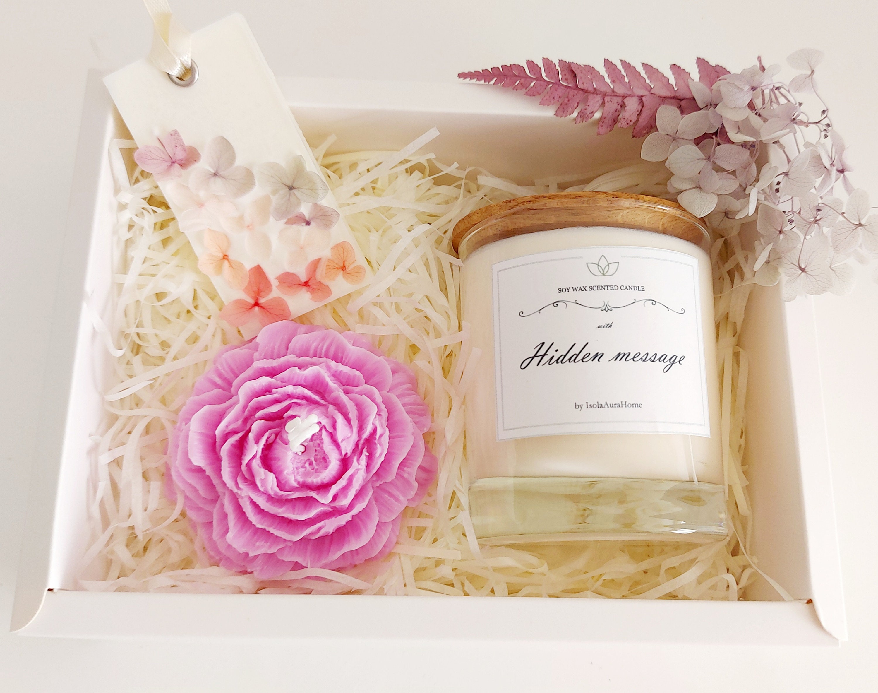 Personalized Secret Message Candle Gift Box Hidden Message - Etsy UK