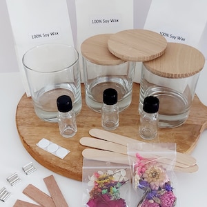 Fabrication de bougies hiver-DIY kit, kit bricolage pour adultes – brin brun