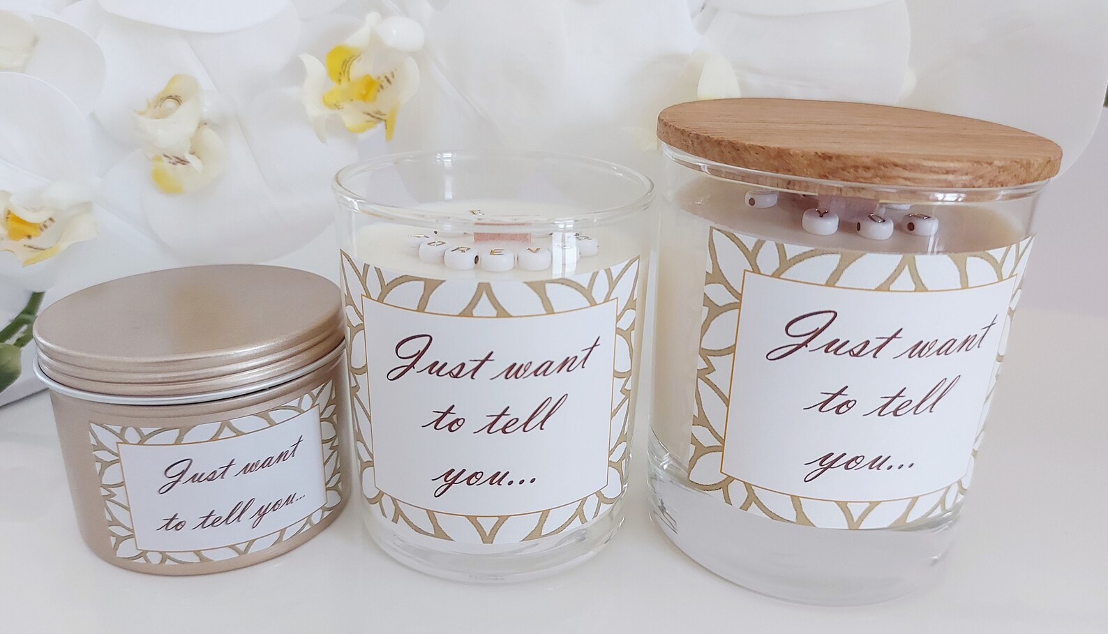 Secret Message Candle Custom Candles Hidden Message Surprise Etsy