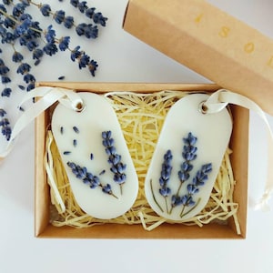 Soy wax sachet LAVENDER, Wax tablet favors, Closet fragrance, Air Freshener for wardrobe, Sachets for drawers, Wax sachets wedding favors