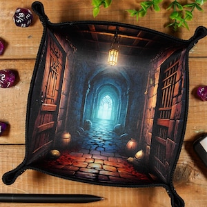Vassoio per dadi Dark Dungeon: vassoio in neoprene per giochi di ruolo