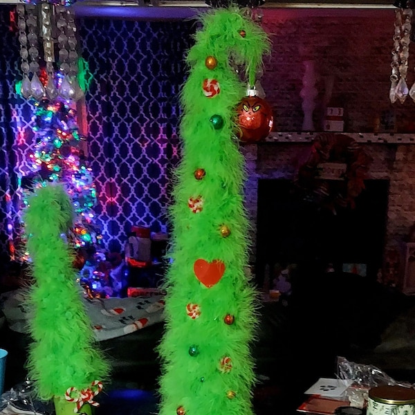 Grinch Bent Christmas Tree Etsy