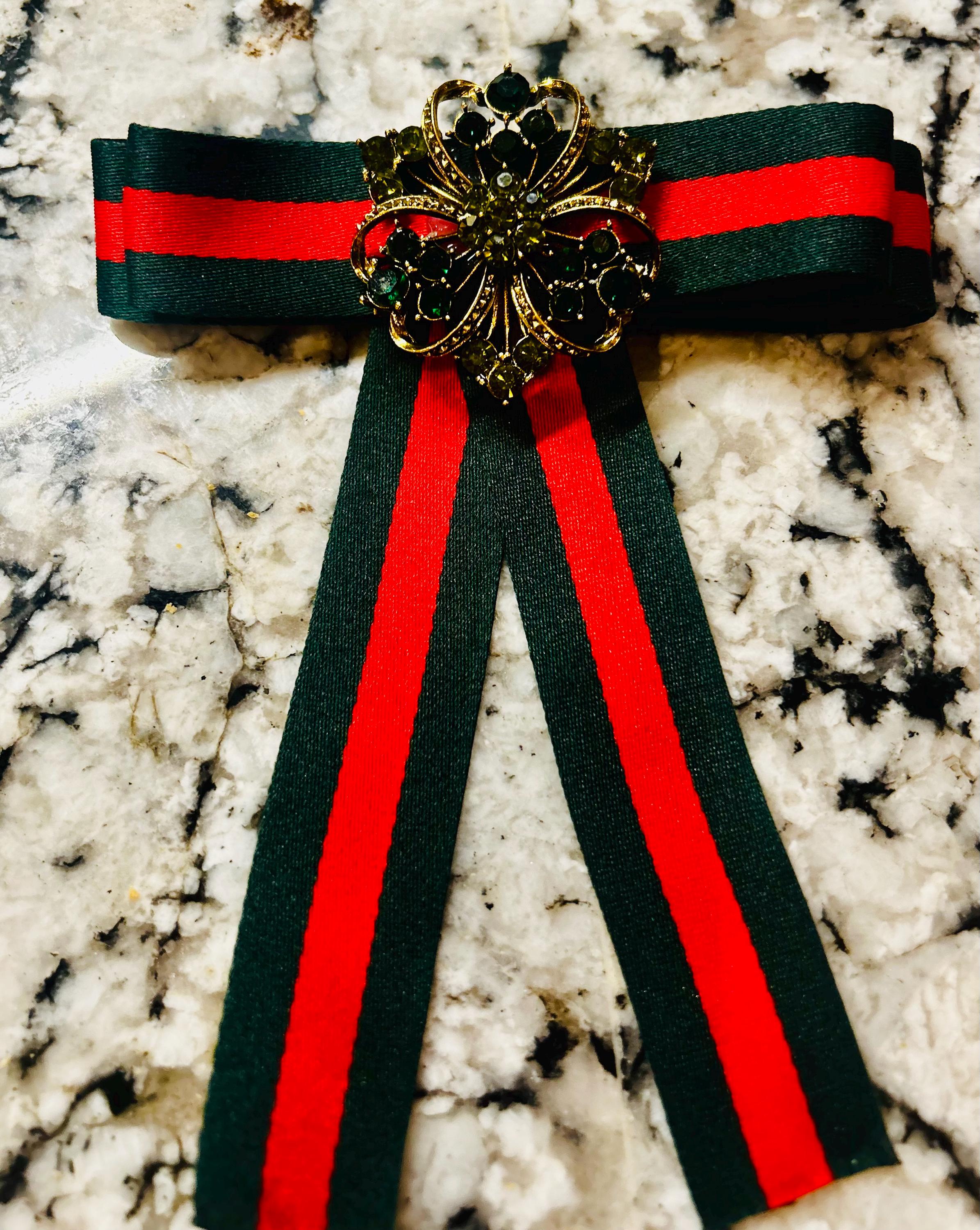 【関税&送料込】Gucci Bow 744030_4G009_1000_003_100_0000