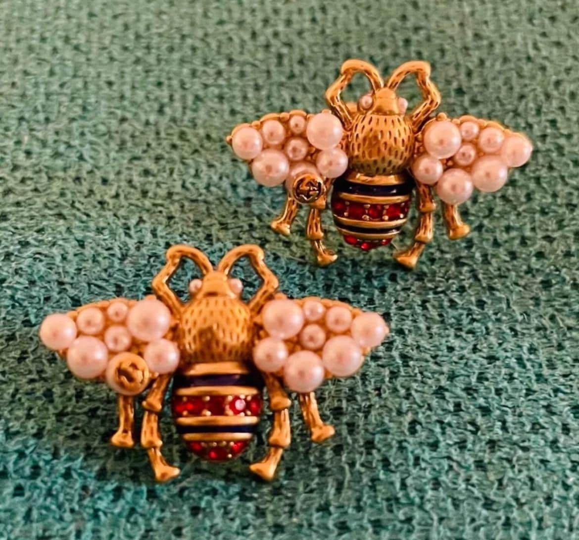 Gucci Bee Earrings - Etsy Gucci Bee Earrings - Etsy