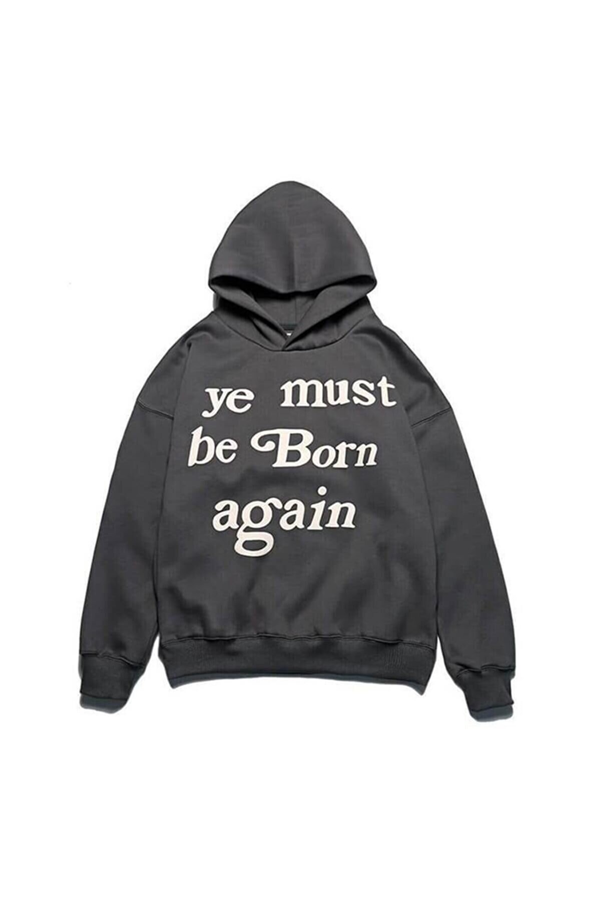 Ye must be born again hoodie red Clearance