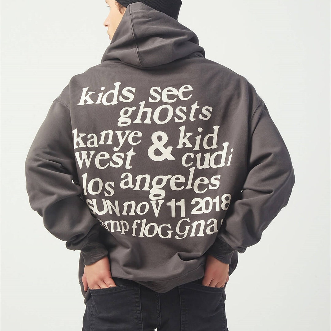 Kids See Ghosts Hoodie Kanye West Sweater Ksg Sweatshirt Etsy