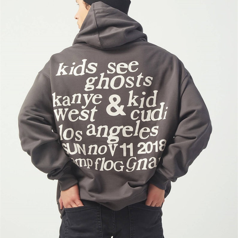 Kids See Ghosts Hoodie, Kanye West Sweater, Ksg Sweatshirt, Lucky Me I See Ghost Sweatshirt
