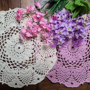 Handmade Crochet Doily 10&quot;