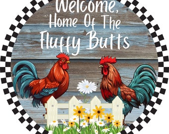 Vintage Rustic Farm Style Rooster Country Farmhouse DIY Kitchen Sign Door Hanger Printable Transfer Wreath Accent Digital You Print 2704