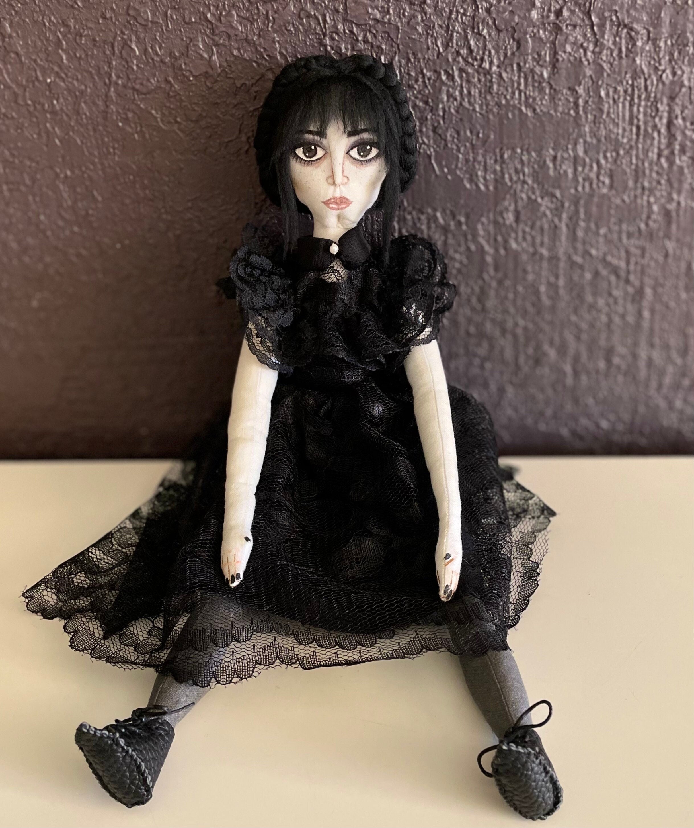 Wednesday Addams Doll, Addams Family - Etsy