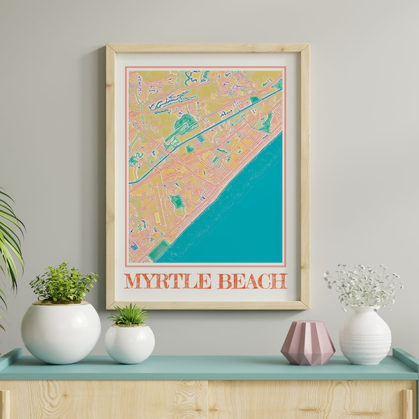 Myrtle Beach Wall Art Etsy