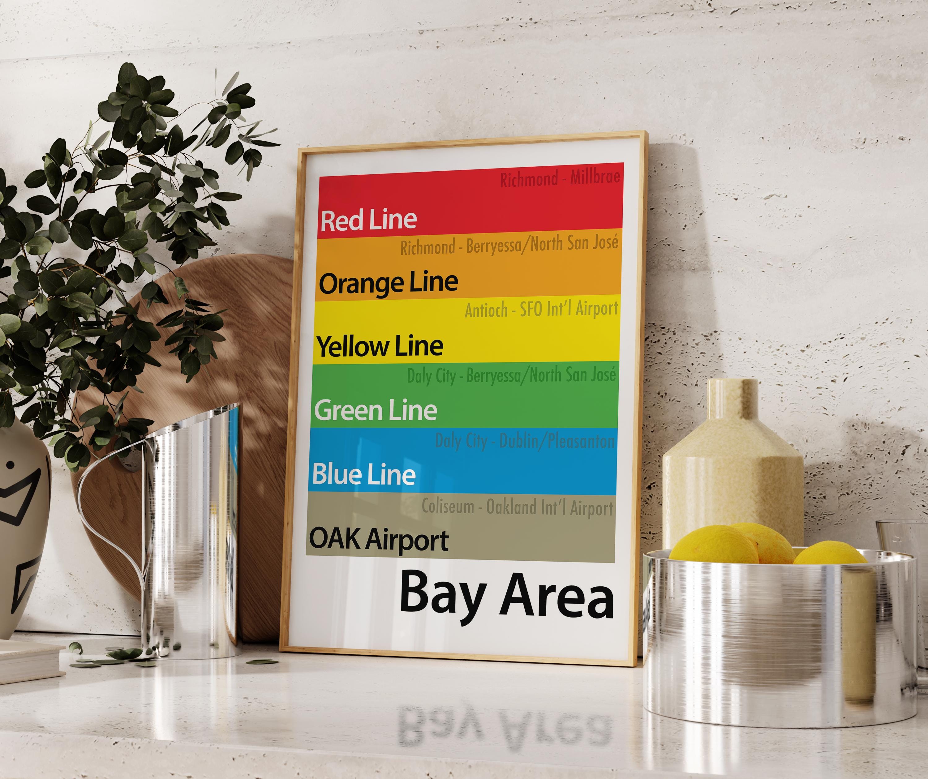 BART: A transit poster for the Bay Area.