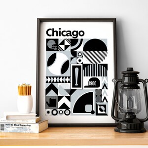 Chicago Baseball Wall Art of Chicago Poster of White Sox Fan Gift of Sports Decor of Chicago Gift Print