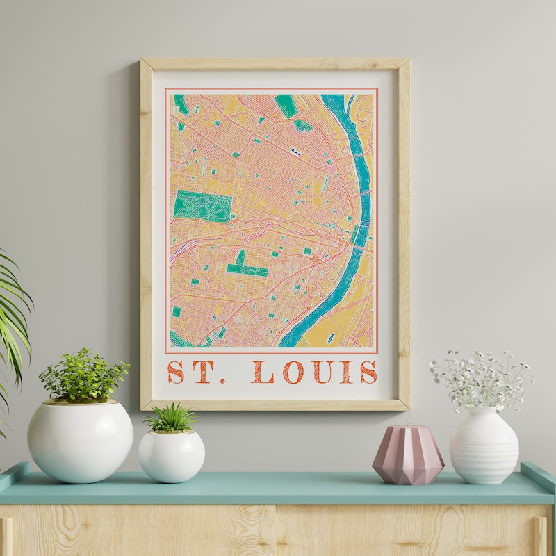 St Louis Poster - Etsy