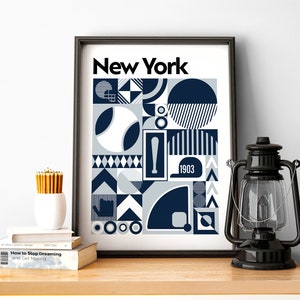 New York Baseball Wall Art of New York Poster of Yankees Fan Gift of Sports Decor of New York Gift Print