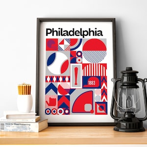 Philadelphia Baseball Wall Art of Philadelphia Poster of Phillies Fan Gift of Sports Decor of Philadelphia Gift Print