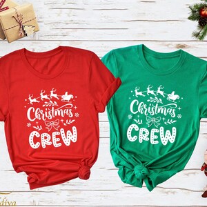 Christmas Crew T-Shirt: Matching Family Xmas Holiday Tees