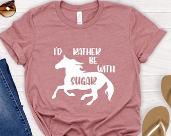 Custom Horse T-Shirt: Personalized Equestrian Gift